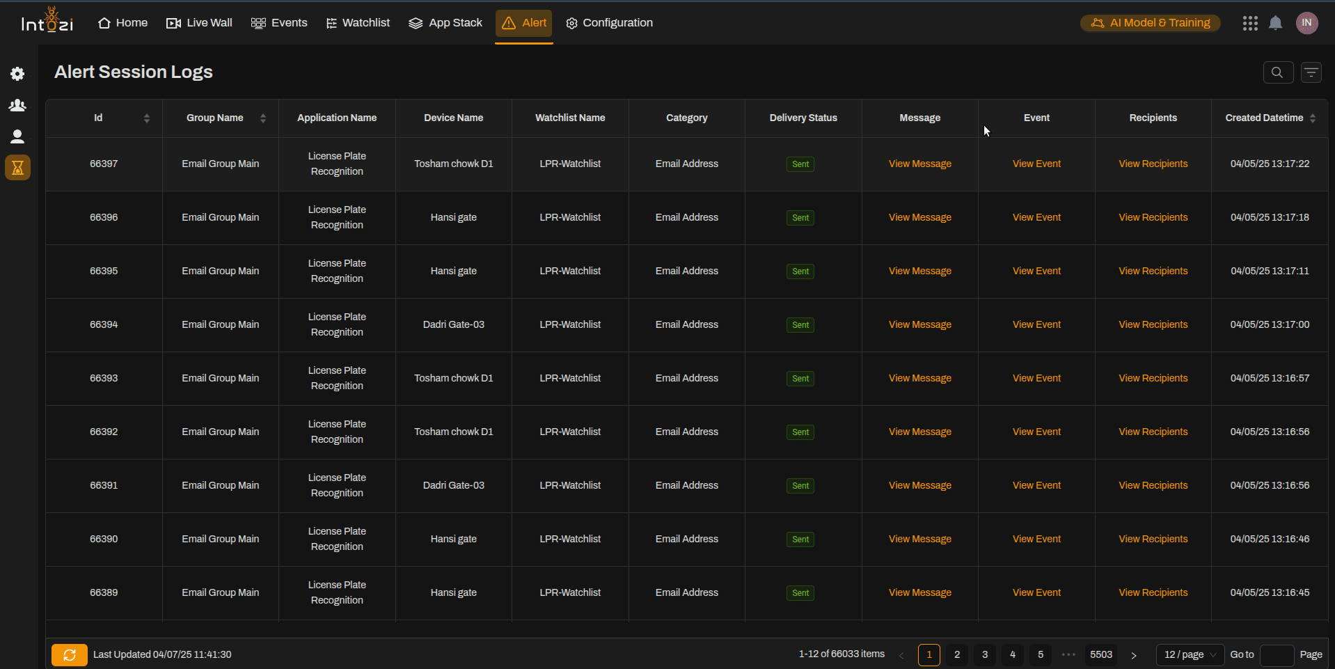 Alert_Session_Filtering