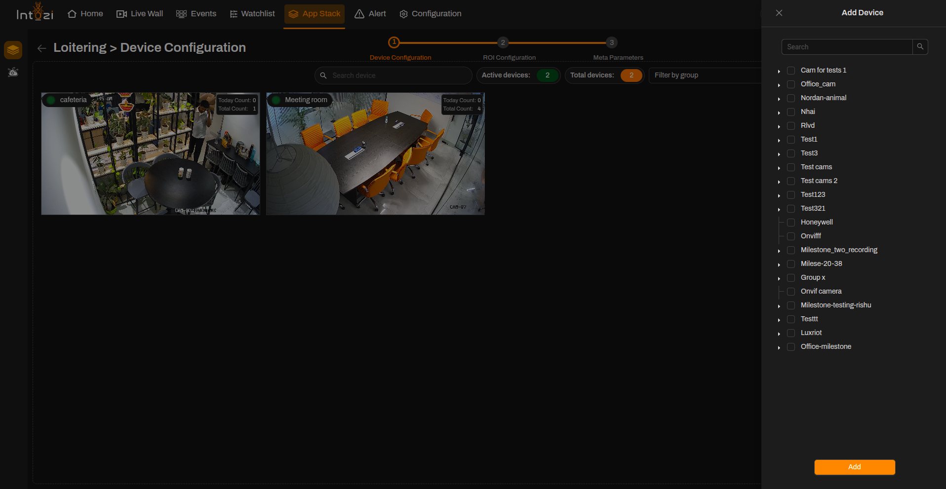 Loitering Dashboard