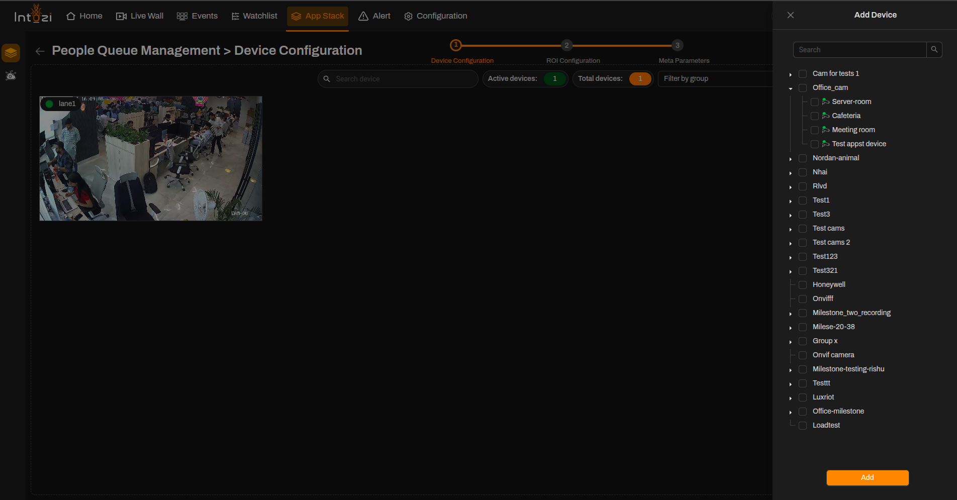 People Queue Dashboard