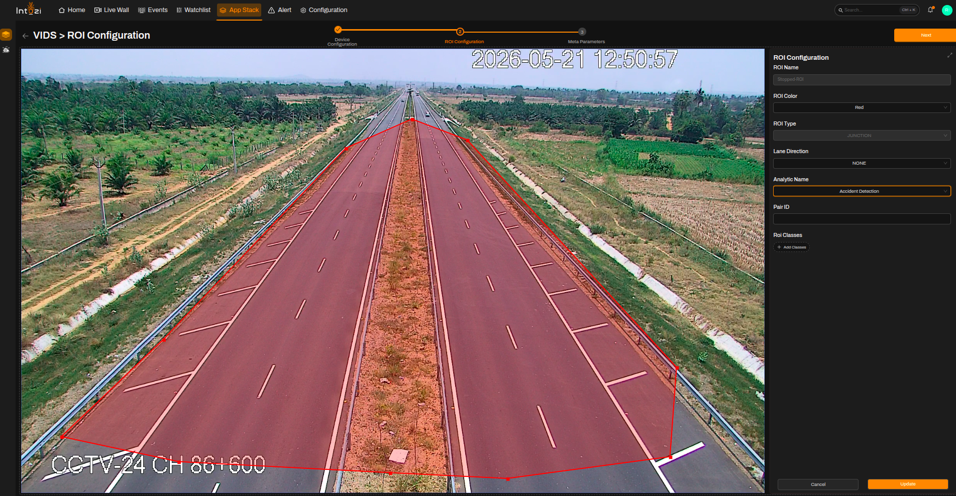 Accident Detection ROI